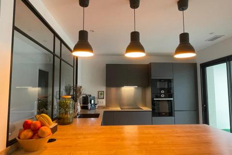Rénovation d'un espace de vie dans maison de plain-pied