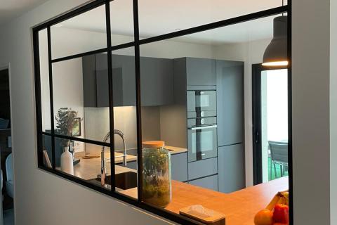 Rénovation d'un espace de vie dans maison de plain-pied