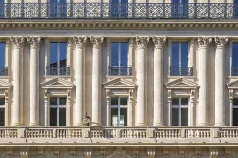 Façade du 3Boissière restaurée