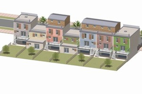 Concept maisons de ville