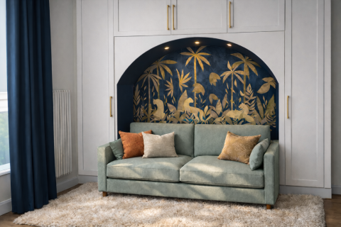 Canapé avec arche décorative La Roquette-sur-Siagne