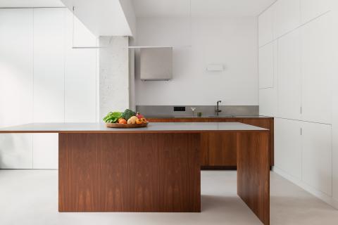 La cuisine. Architecte : Studio Téré. Photo : Fabien Voileau