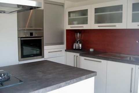 Rénovation d'une habitation, cuisine.