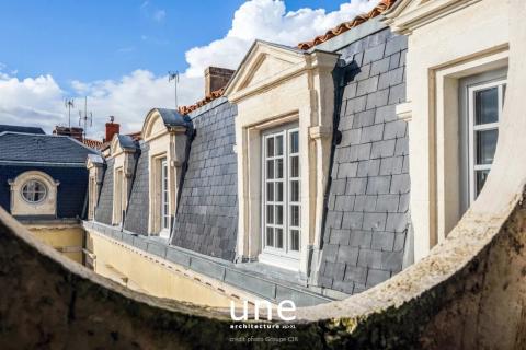 Détail des toitures mansardées