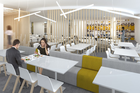 L'OREAL - Visualisation 3D Restaurant d'entreprise