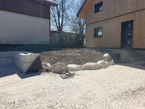 finitions des travaux VRD villa ossature bois