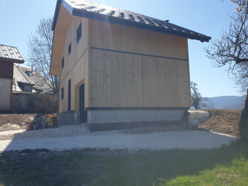 vue facade nord villa ossature bois