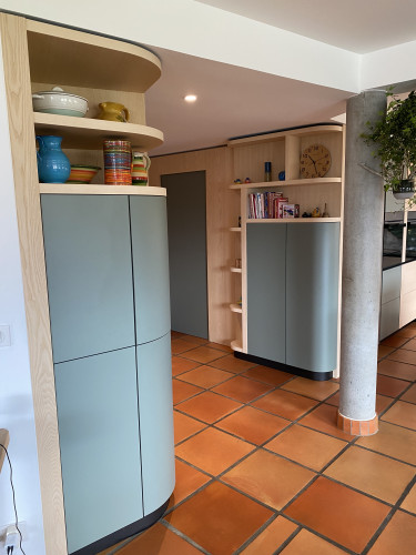 rangement sur mesures arrondis