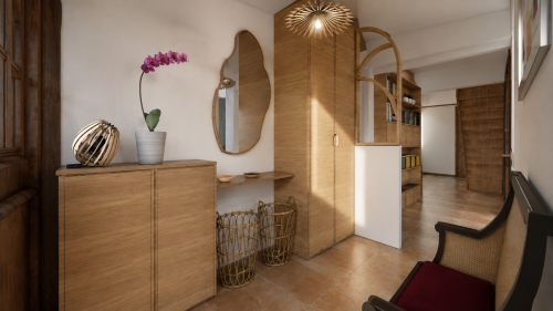 Rénovation de l'entrée