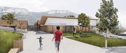 École Paul Bayrou, perspective d'ensemble