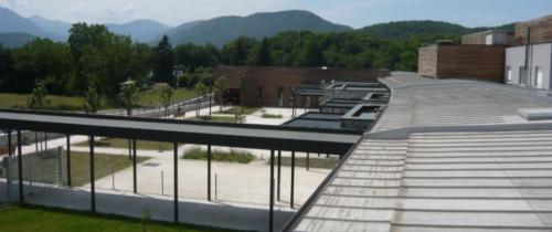 Les patios et cours intérieures paysagées