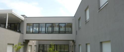 Une cour intérieure de l'établissement