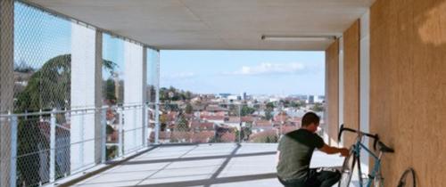 Loggia commune avec vue sur Toulouse