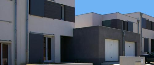 Détail des façades imbriquées