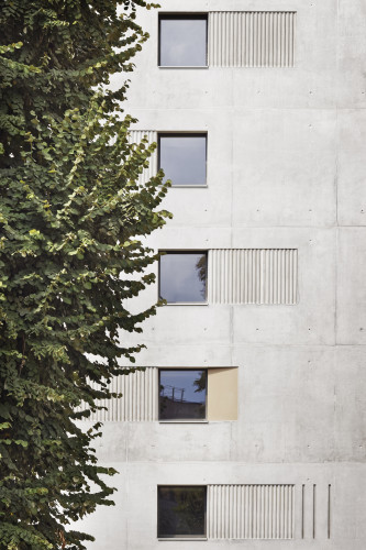 Résidence Joséphine Baker - Détail façade