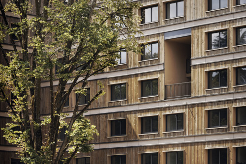 Résidence Joséphine Baker - Détail façades