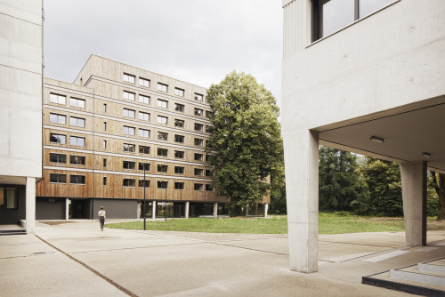 Résidence Joséphine Baker - Vue du coeur d'ilot