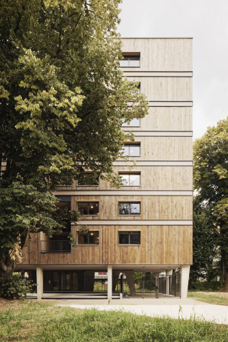 Résidence Joséphine Baker - Détail façade