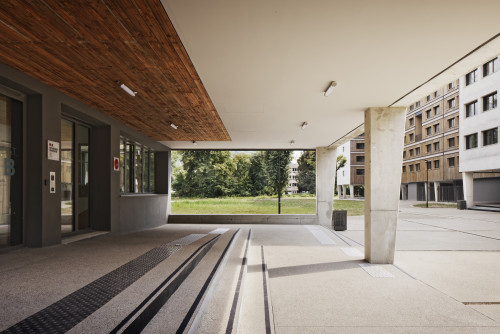 Résidence Joséphine Baker - Parvis d'entrée