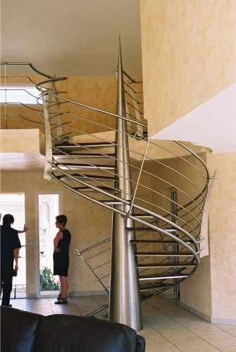Escalier en acier inoxydable
