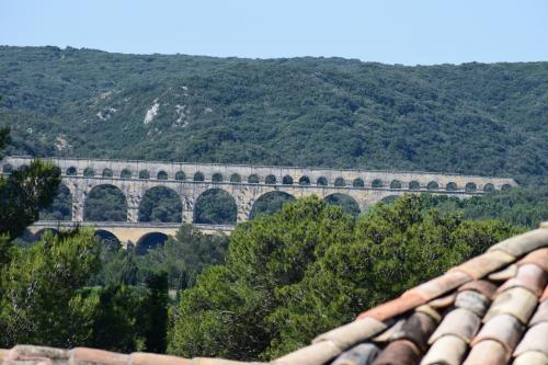 Vue du Pont du Gard