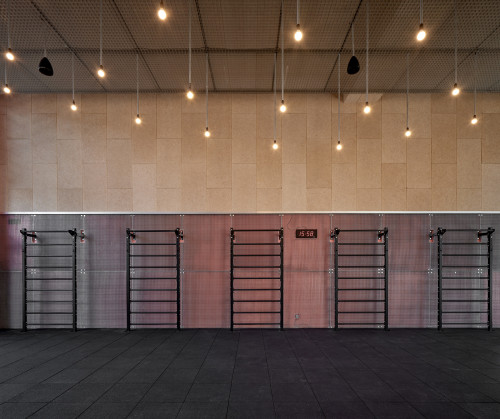 la salle de sport du club house