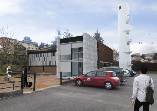 Gymnase - Périmètre Monument UNESCO Le Corbusier (42)