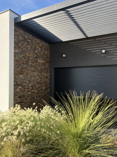 Patio extérieur pour salle de détente patients