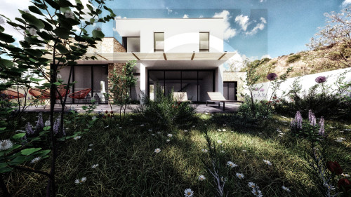 Vue de face façade Sud