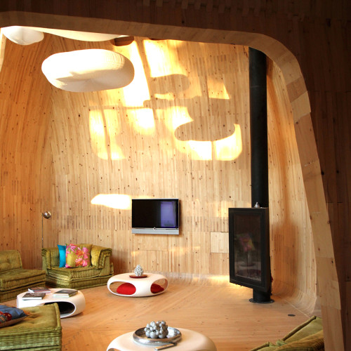 Maison Amalur, intérieur en bois massif