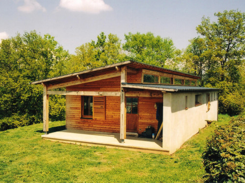Maison bioclimatique en bois