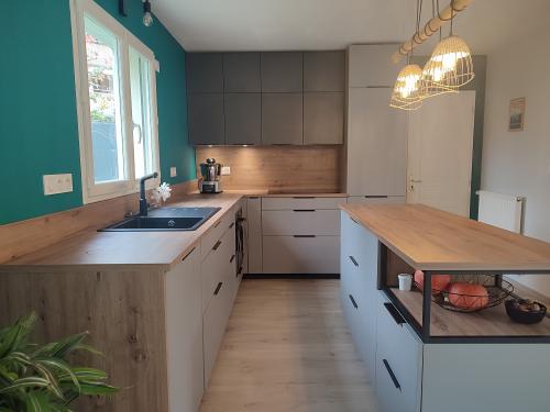 Rénovation d'un appartement rez-de-jardin