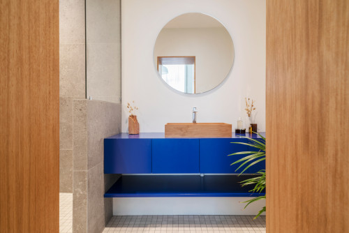 Vue de la salle de bain