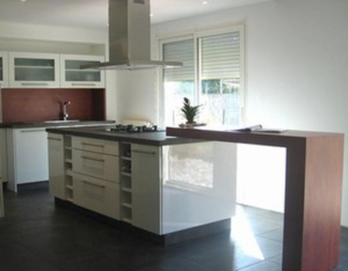 Rénovation d'une habitation, cuisine.