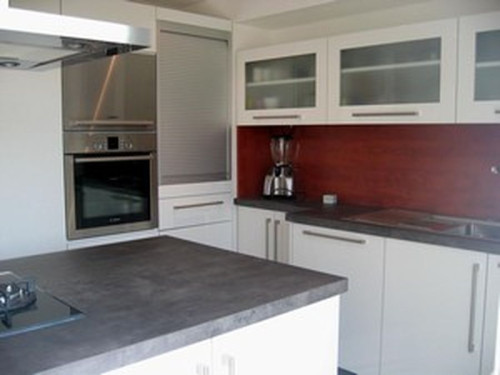 Rénovation d'une habitation, cuisine.