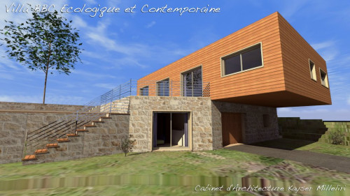 Maison écologique en Ossature Bois dans la région d'Ajaccio
