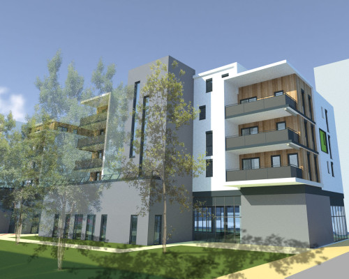 Teraillon Tranche 3 - Construction de 32 logements, bureaux et commerces en RdC