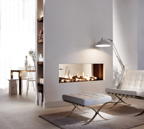 Confort, design, simplicité : La flamme gaz illumine vos espaces intérieurs.